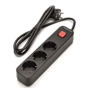 Extens?o El?trica 3x Schuko C/ Interruptor 1.5m 3G1.5