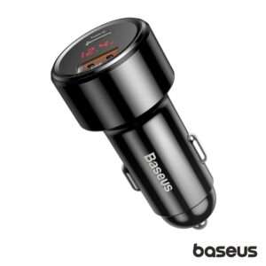 Adaptador Isqueiro PPS USB-A 3.0 / USB-C PD 4.0 BASEUS