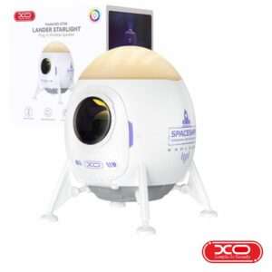 Projetor LED Em Forma de Nave C/ Astronauta RGB 10W XO