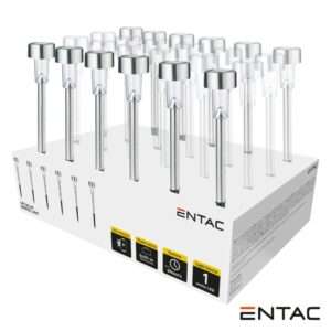 Expositor 24 Candeeiros Solar LED ENTAC