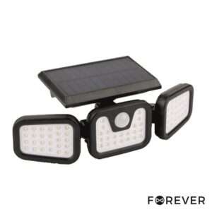 Candeeiro Exterior 8W 600lm 6000K C/ Sensor PIR Painel Solar