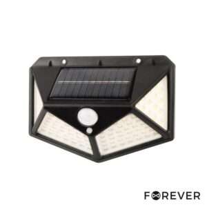 Candeeiro Exterior 6W 480lm 6000K C/ Sensor PIR Painel Solar