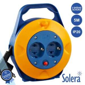 EXTENS?O TOMADA EL?TRICA C/ 2 SA?DAS 5M SOLERA