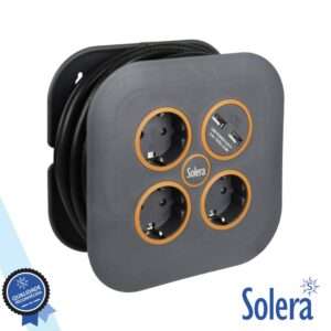 Extens?o Tomada El?trica C/ 3 Sa?das E 2 USB-A 5m SOLERA