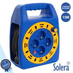 EXTENSÃO TOMADA ELÉTRICA C/ 4 SAÍDAS 15M SOLERA