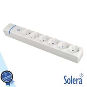 Extens?o El?trica 6x Schuko C/ Interruptor SOLERA