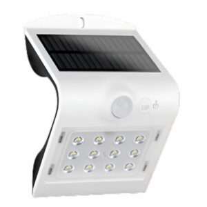 Aplique Exterior Solar 1.5W IP65 C/ Sensor Movimento PIR