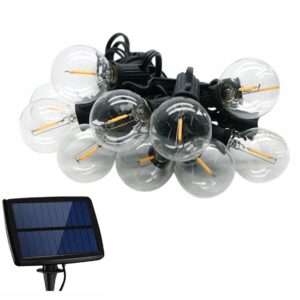 Corrente de Ilumina??o 5.5m C/ 10 L?mpadas E Painel Solar