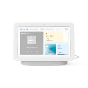 Google Home Nest HUB 2 - Coluna Inteligente c/ Ecrã Touch 7'' branco/cinza