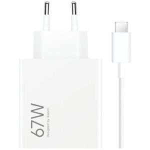 Xiaomi 67W HyperCharge: Conjunto Carregador para smartphone USB-A 67W + cabo USB-C